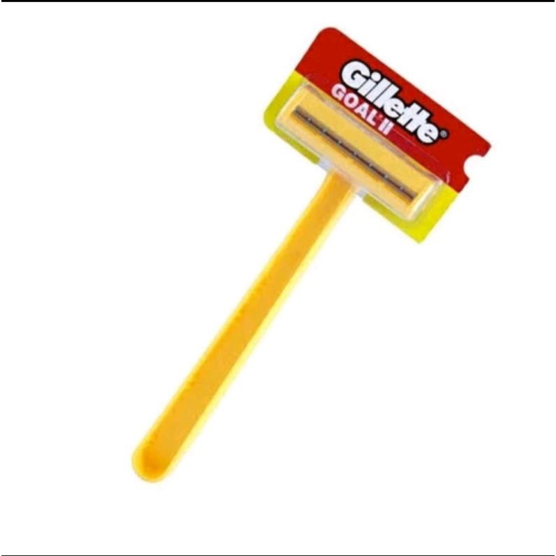 GILLETTE GOAL II kuning pencukur kumis jenggot