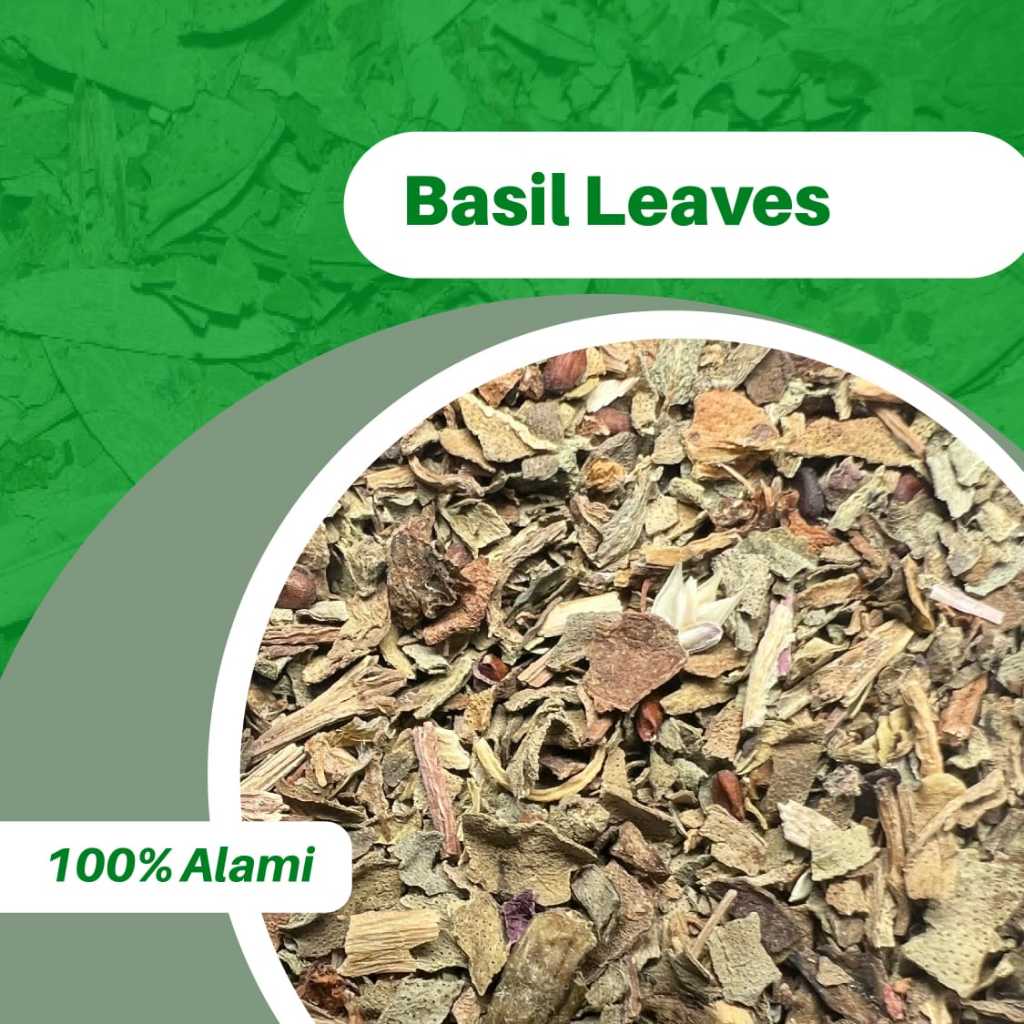 

100GR BASIL LEAVES 100%B ASLI