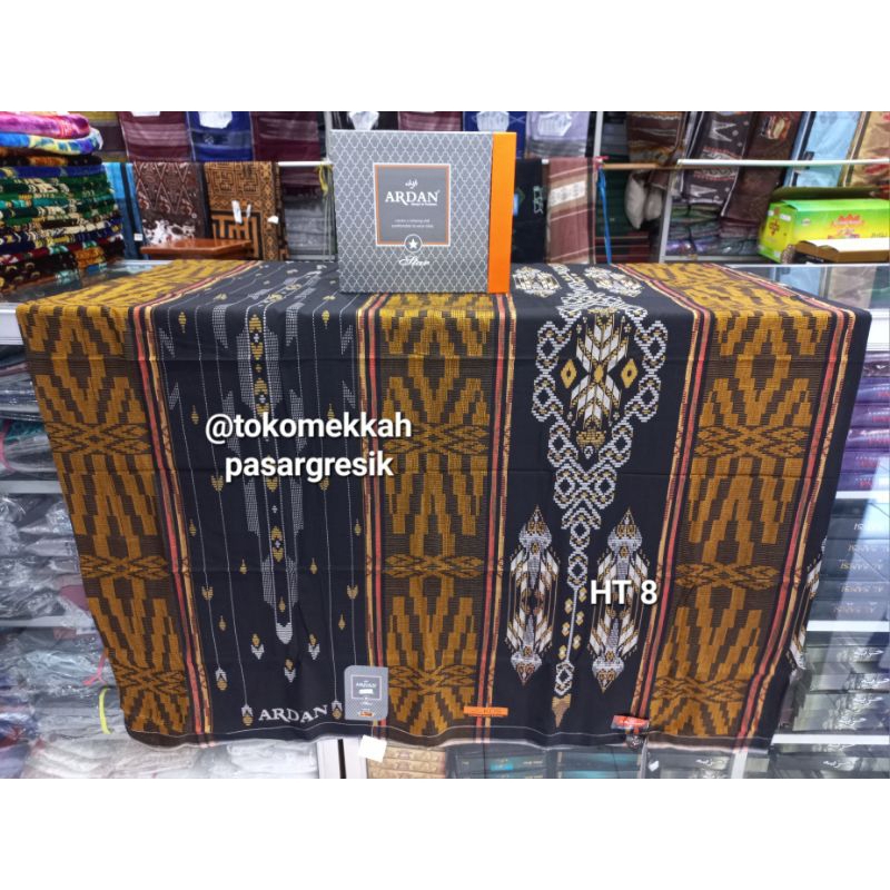 Sarung Ardan Ketjubung Tipe GOLD  SGG  SJM SJL SKJ JKM Songket Gunung Jacquard Hitam Putih