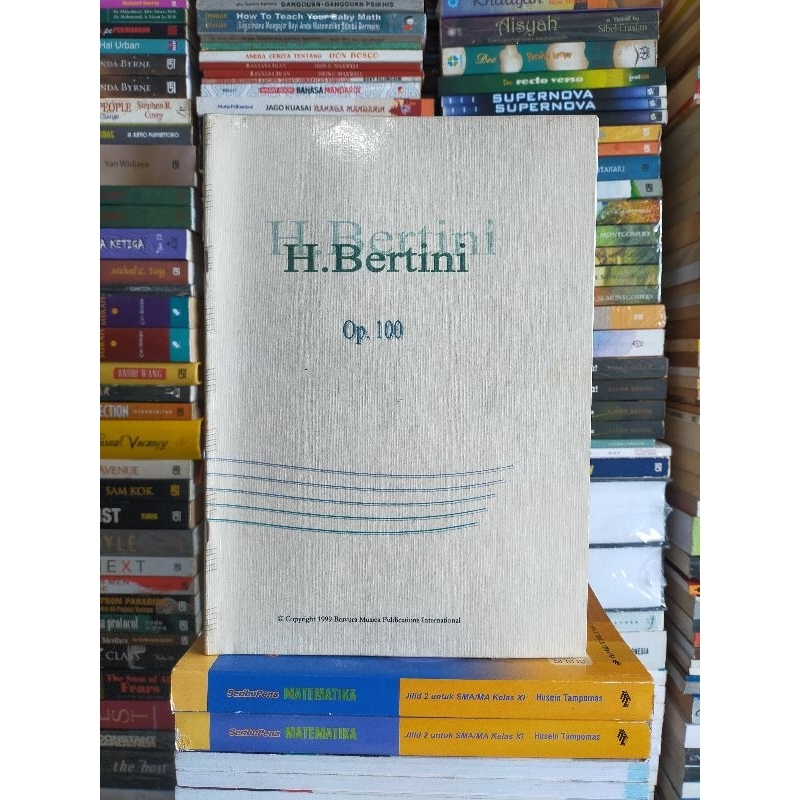 Buku Piano : H.BERTINI Op.100