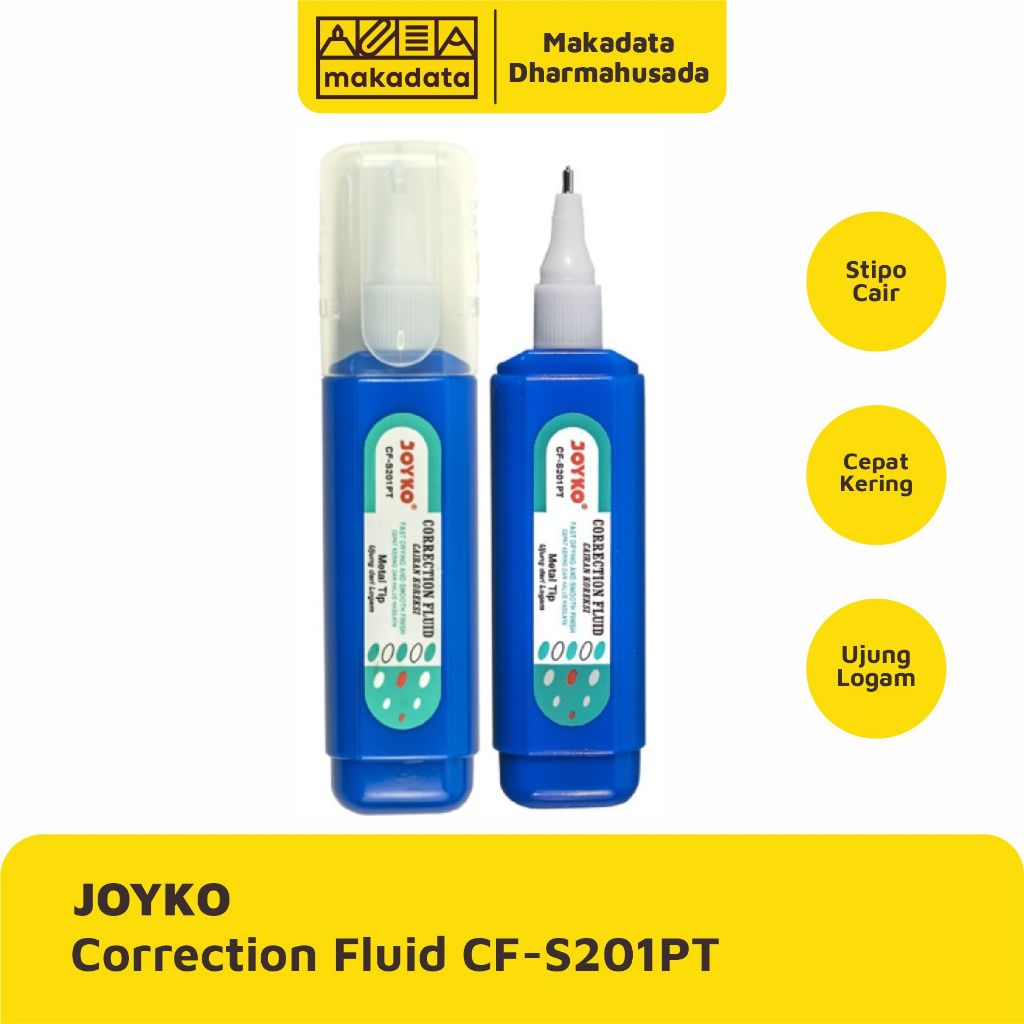 

CORRECTION FLUID | STIPO CAIR JOYKO CF-S201PT ( 1PCS)