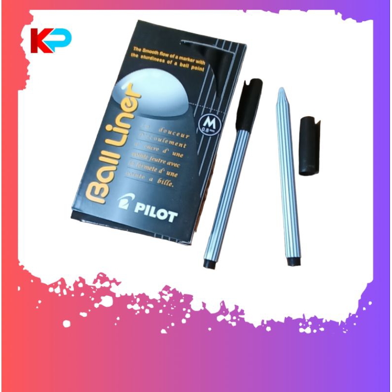 

(1 pcs) PULPEN PILOT BALLINER KETEBALAN 0,8 TINTA HITAM SATUAN