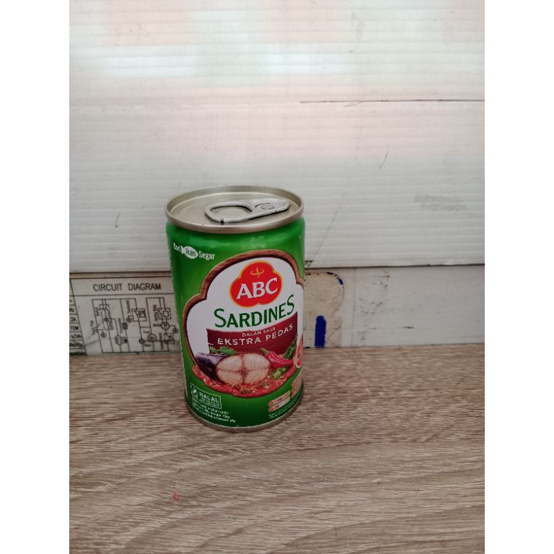 

Abc Sarden Extra Pedas 155gr