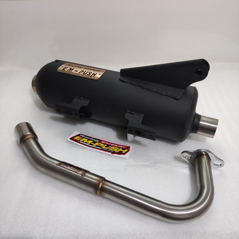 KNALPOT EMPUSH RACING EXHAUST KONDOMAN BEAT SCOOPY KARBU ESP FI
