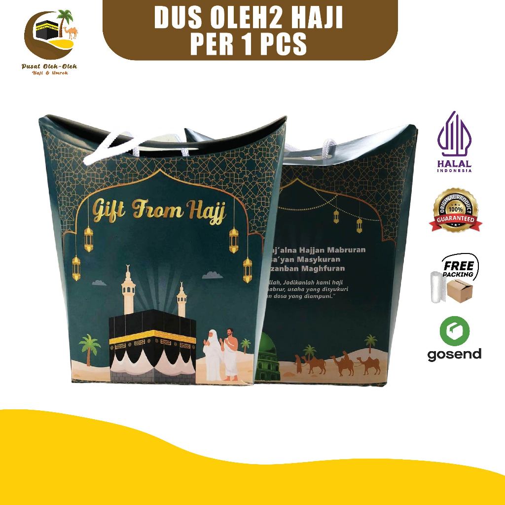 

Dus Oleh oleh Haji Tali Jinjing Box kubus dan Kabah Premium