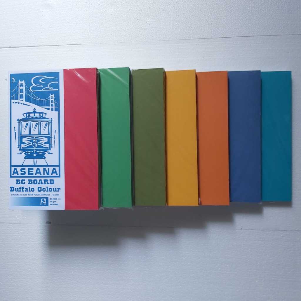 ( 20 Lbr ) Kertas Cover Jilid/ Kertas Manila/ Brief Card (BC) F4 Warna Tua