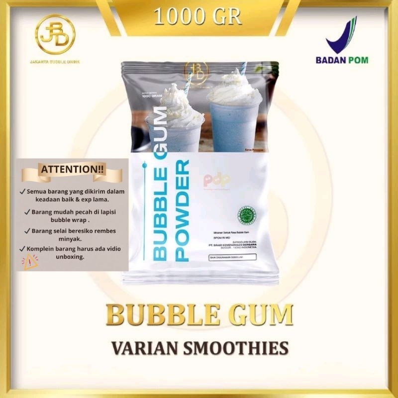 

JBD Powder Bubble Gum 1kg