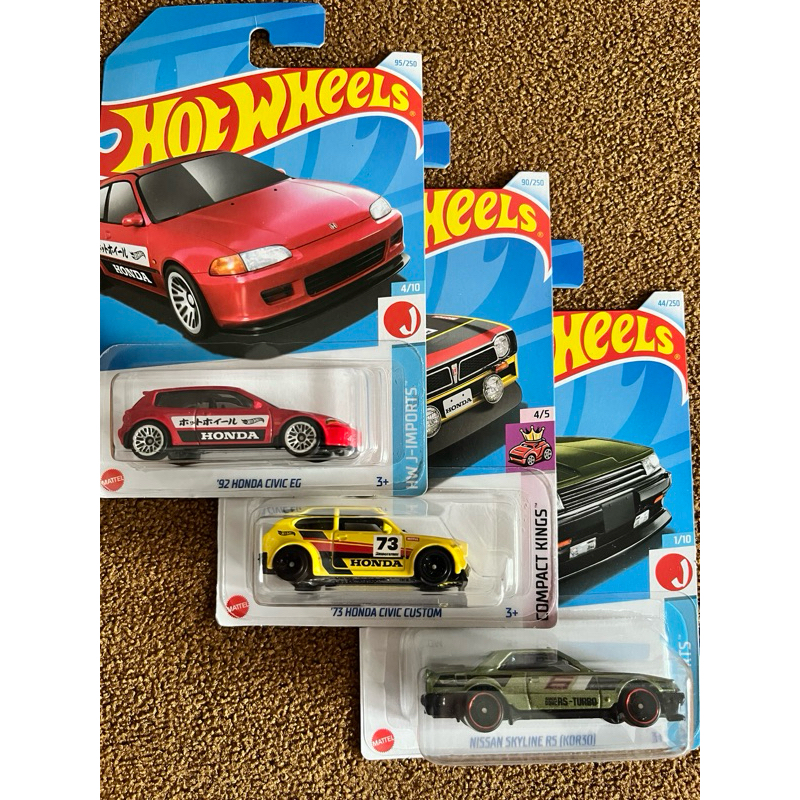 Hotwheels Honda civic EG, Costum, R30