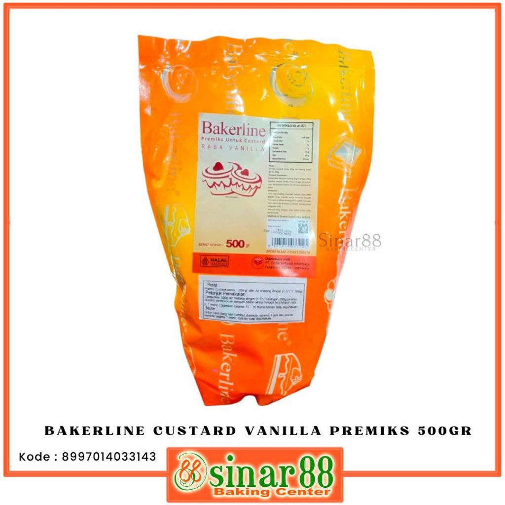 

BAKERLINE CUSTARD VANILLA PREMIKS 500GR