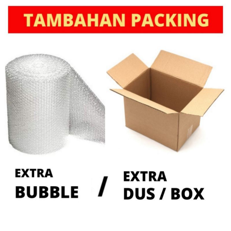 

Extra Bubble Wrap / Box | Tambahan Packing