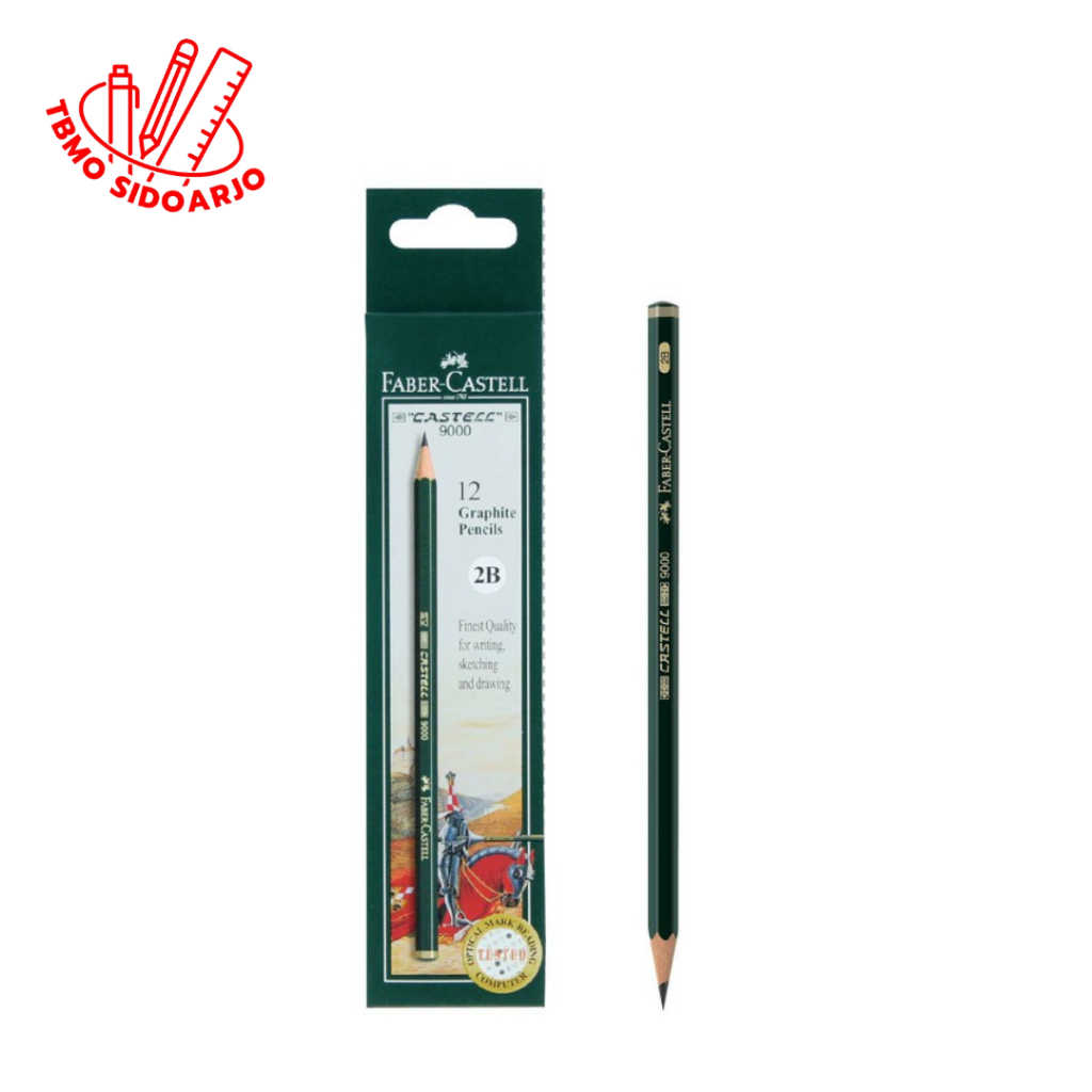 

TBMO Faber Castell Pencil Pensil 2B Grade Lengkap For Komputer Per Pack Isi 12