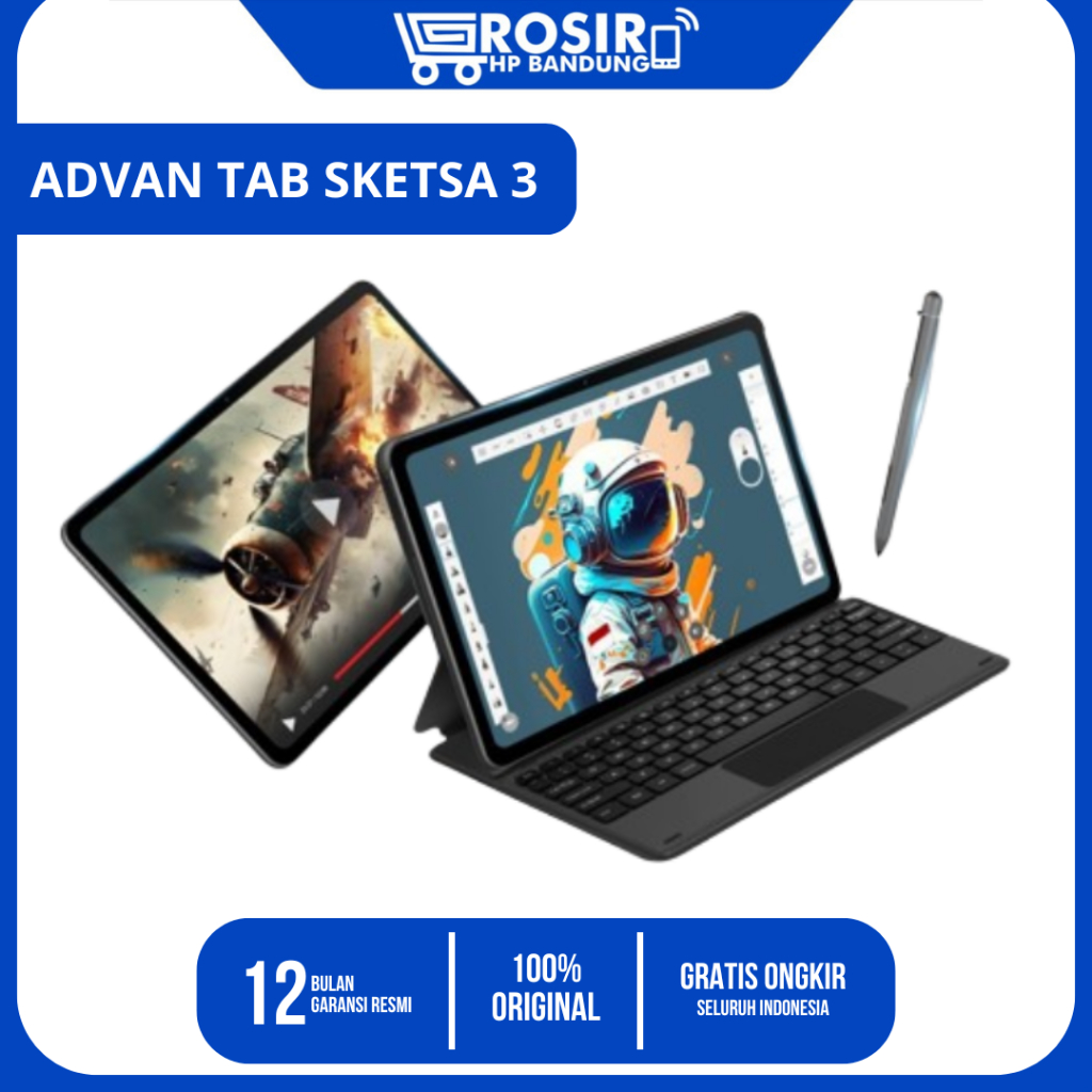 ADVAN TAB SKETSA 3 6/128GB I Tablet Advan 10.1" 6 128 GB - Garansi Resmi