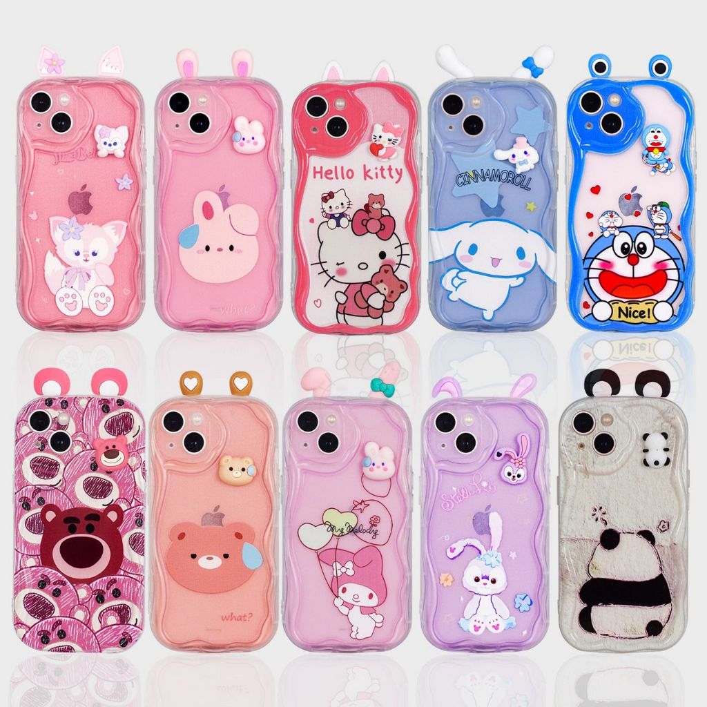 Casing Samsung A12 4G | Samsung A13 4G | Samsung A14 | Samsung A15 Soft Case Motif Cartoon Timbul