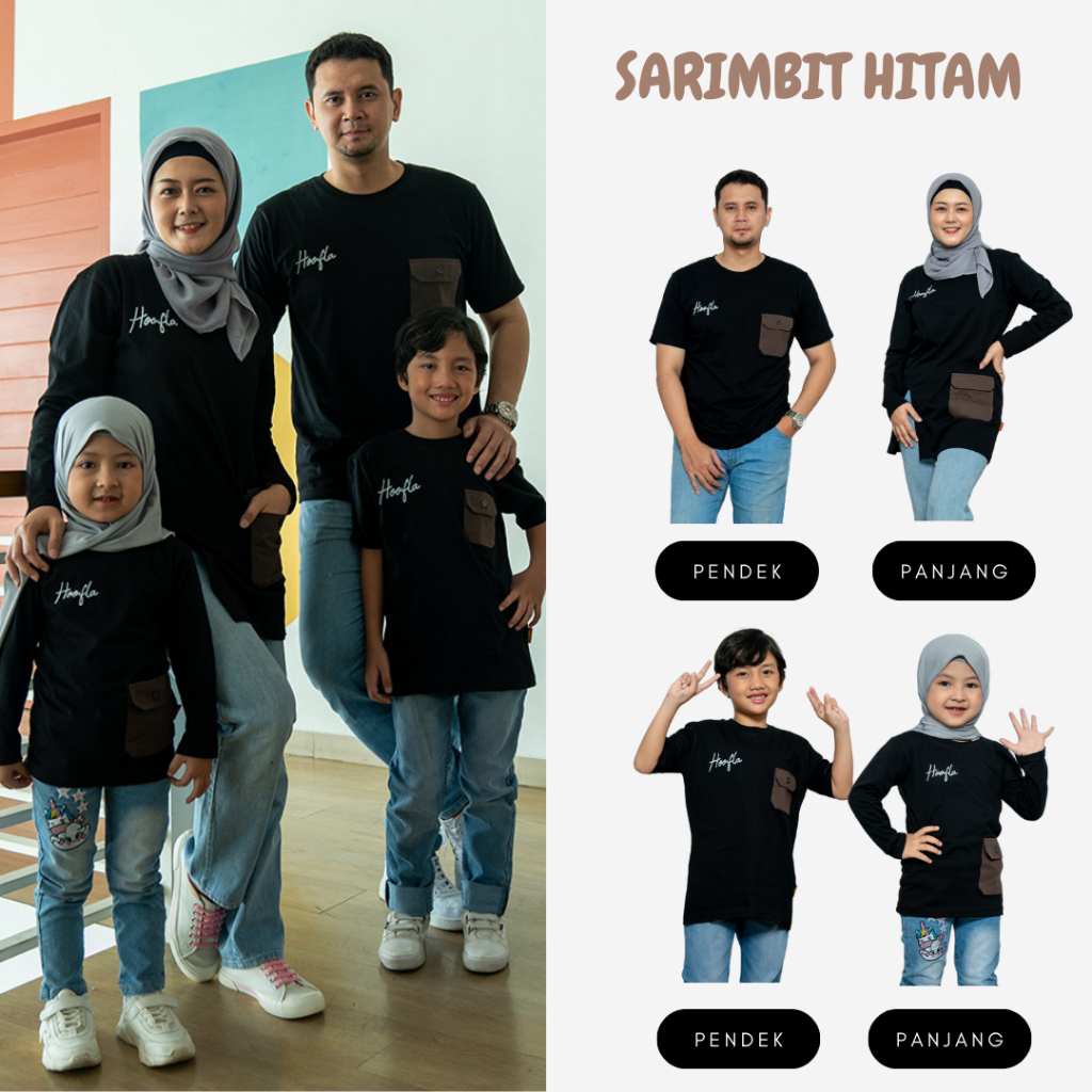 𝐌𝐎𝐎𝐘𝐀 - Baju Kaos Couple Sarimbit Keluarga Ibu Ayah Anak Army Lukita Series