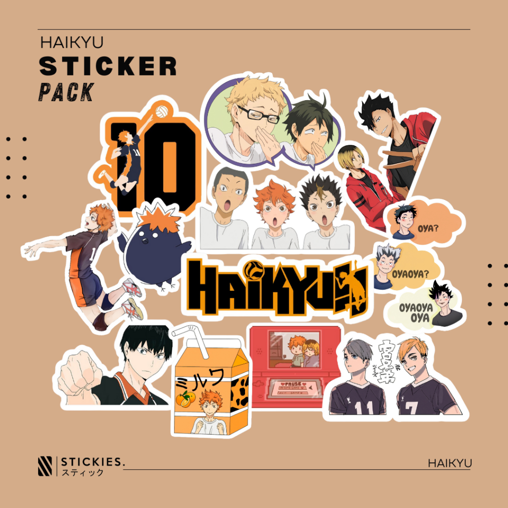 

Stiker/Sticker Satuan "Haikyu" | high quality | vinyl | murah