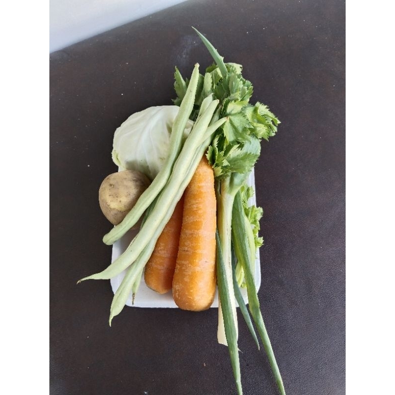 

paket sayur sop/sayur asem/sayur bening bayam u/4-5 porsi siap masak