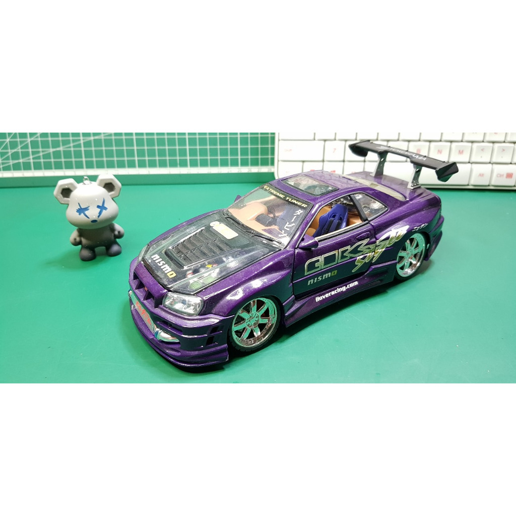 kentoys Nissan skyline GT R R34 diecast 1 24