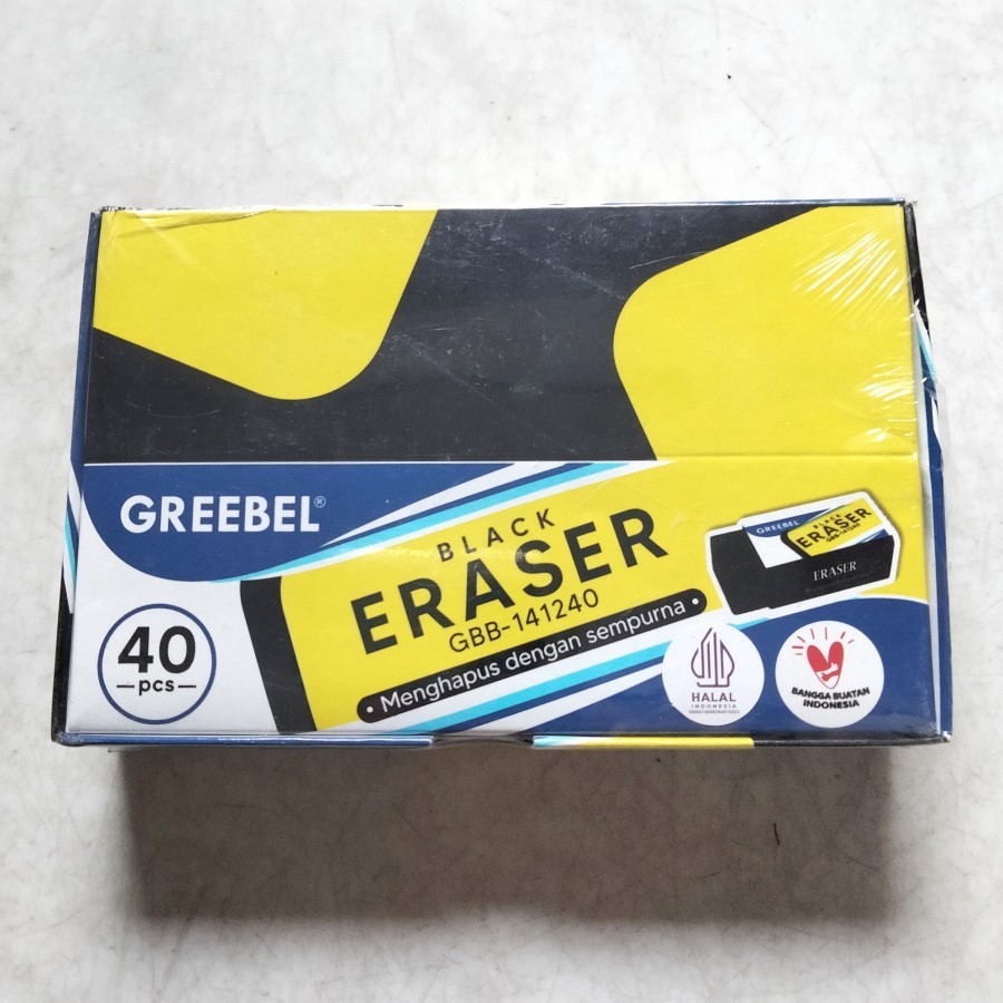 

Penghapus Hitam Kecil Greebel isi 40 pcs