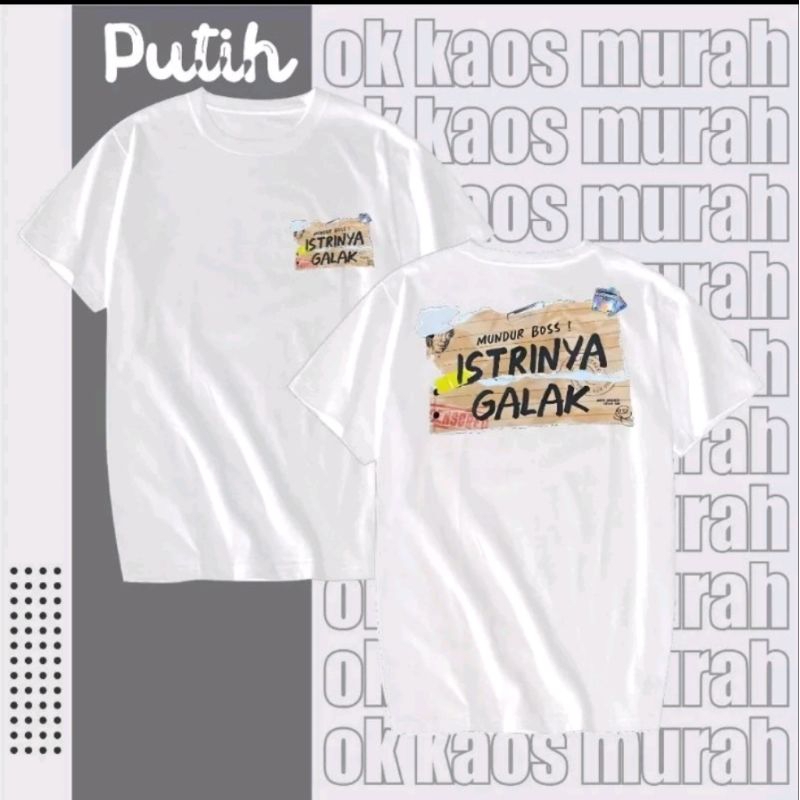 kaos kata kata mundur bos ISTRINYA GALAK viral