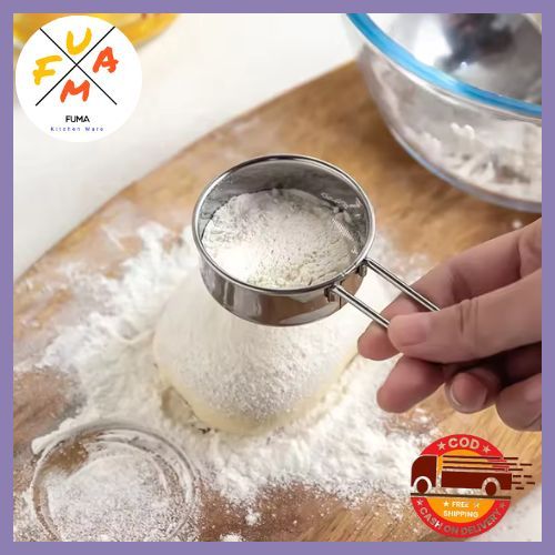 Ayakan Mini Stainless Steel / Saringan Ayakan Tepung Minyak Susu Kopi / Ayakan Tepung Mini