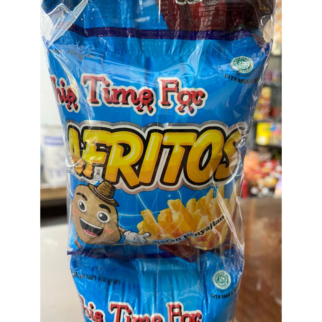 

Afritos Snack Kentang 1 Ball isi 20 Pcs @8gram