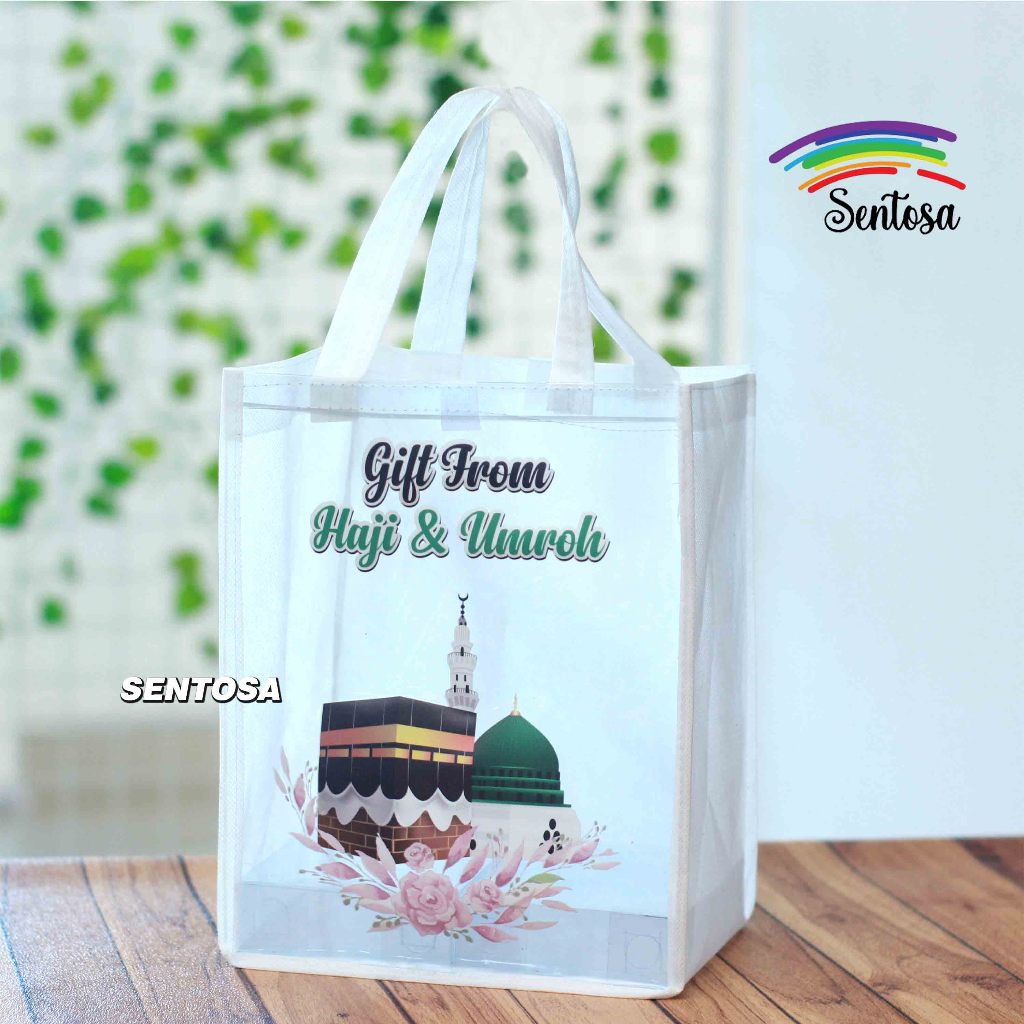 

TAS OLEH OLEH HAJI DAN UMROH // SIAP KIRIM // UKURAN 20 X 14 X 25