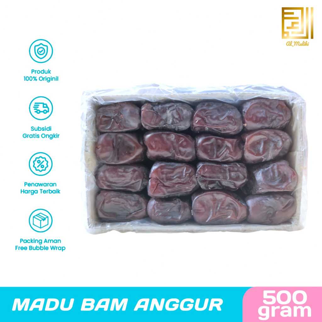 Kurma Bam Anggur 500gram I Black Diamond Dates