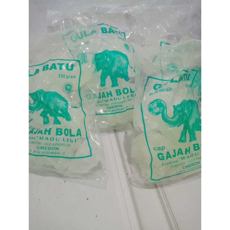 

(250gr) Gula Batu Gajah - Gula Murni Asli - Gula cristal