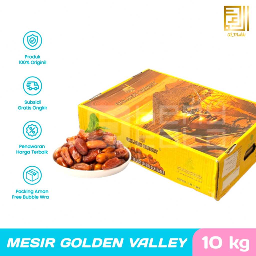 

Kurma Golden Valley 10kg I Kurma Madu Mesir Original