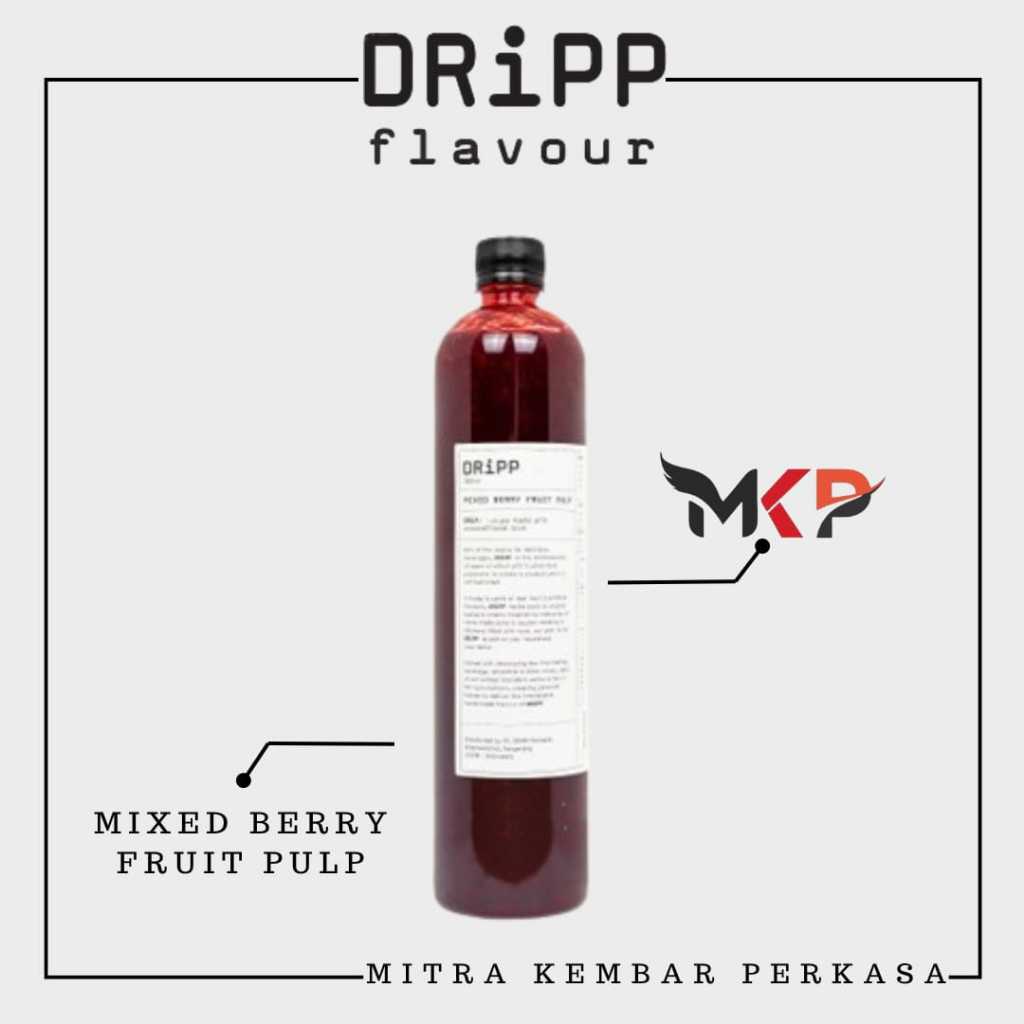 

DRIPP MIXED BERRY FRUIT PULP