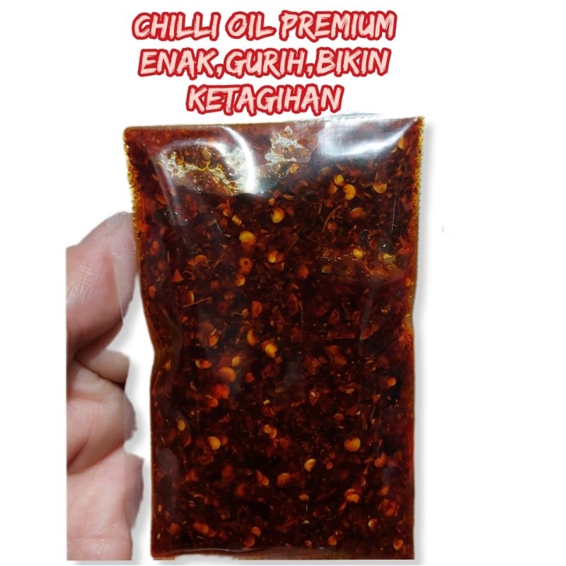 

Chili Oil Premium Ukuran Lebih Besar Dng Sejuta rasa halal 100%