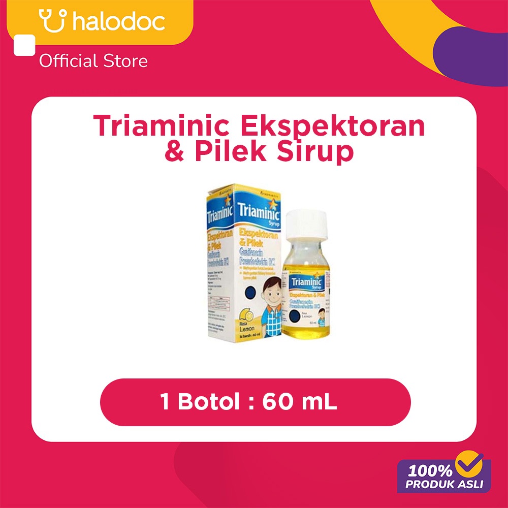 Triaminic Ekspektoran & Pilek Sirup 60 ml