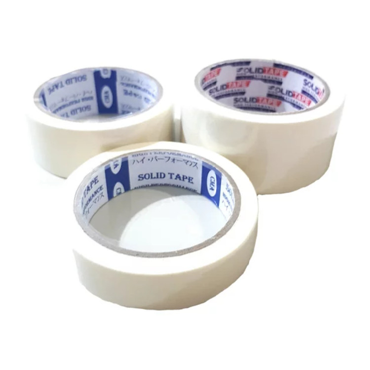 

Tape Masking Brand Solid 12mm x 25yard Isolasi Selotip kertas (10 Rolls)