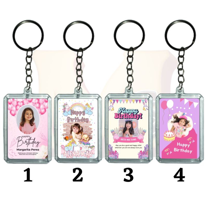 Gantungan Ultah anak perempuan cocok jadi souvenir atau kado ultah