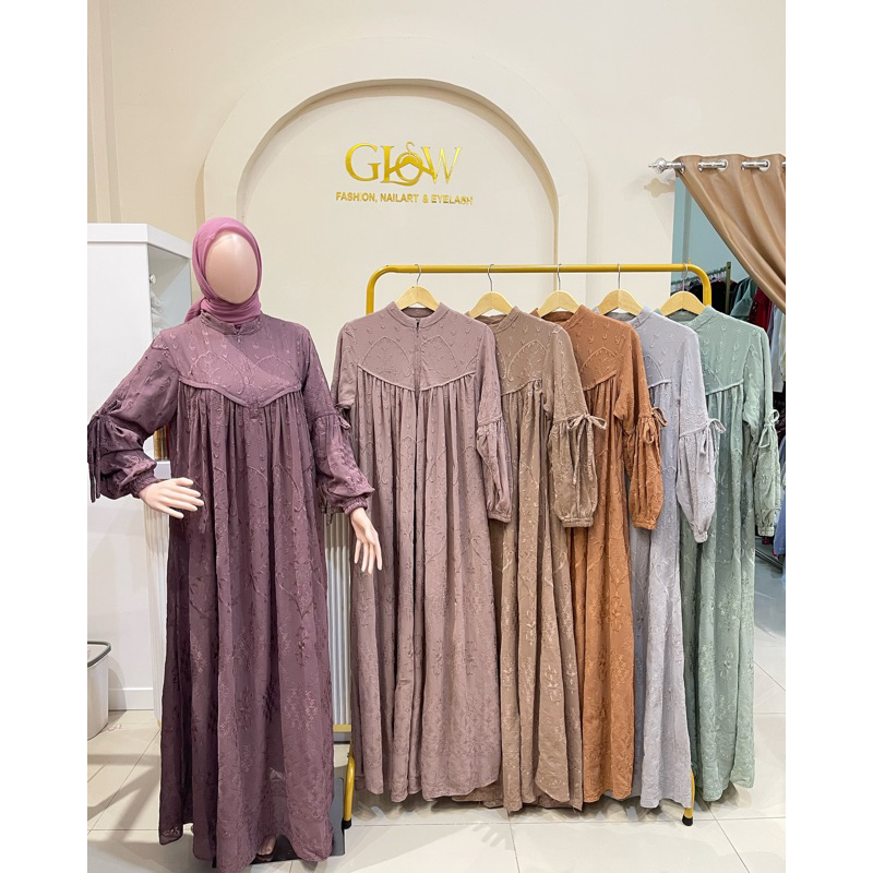 B99 Longdress Bordir/ Gamis Bordir