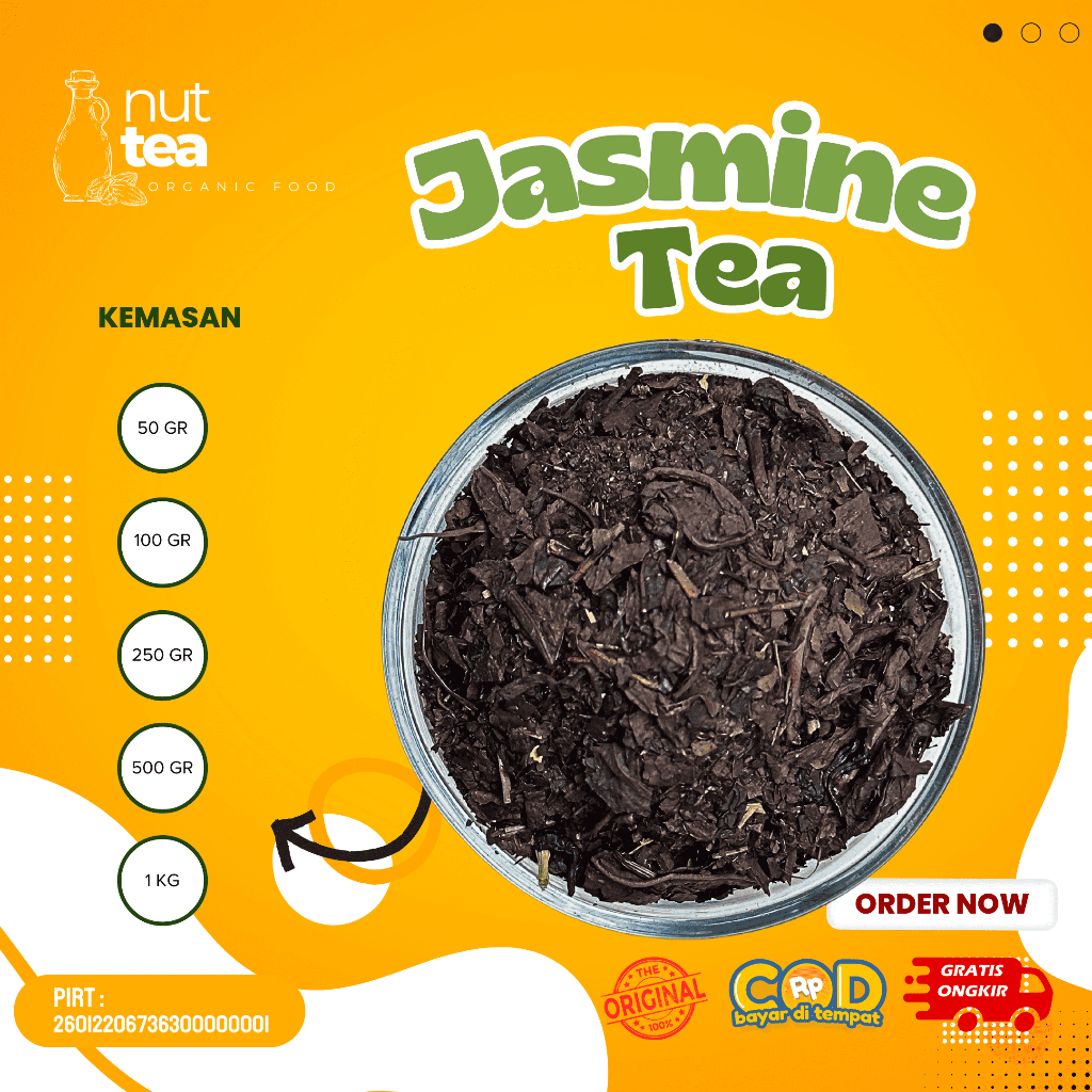 

Daun Teh Melati 250gr - Jasmine Tea / Organik / Premium