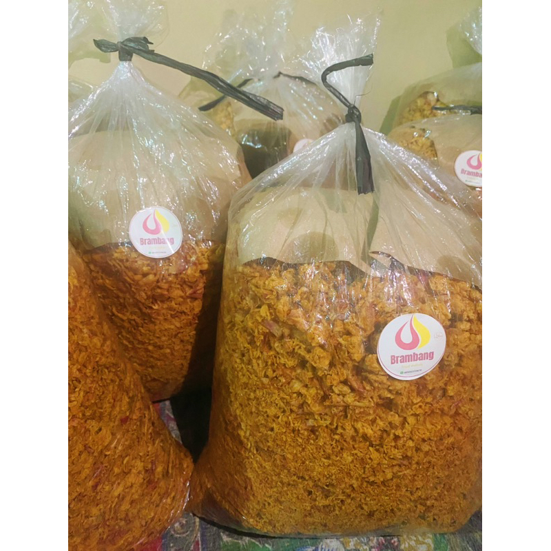 

Bawang Goreng Renyah Tanpa Pengawet 1KG(grade B)