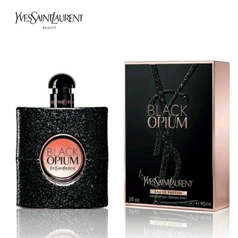 parfum wanita dan pria balck opium eau de parfum (100ml) vaporisateur natural spray parfum tahan lam
