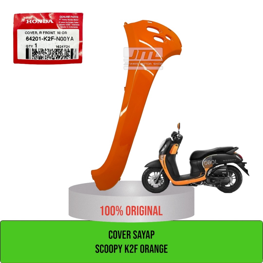 Cover sayap scoopy K2F orange 64201-K2F-N00YA