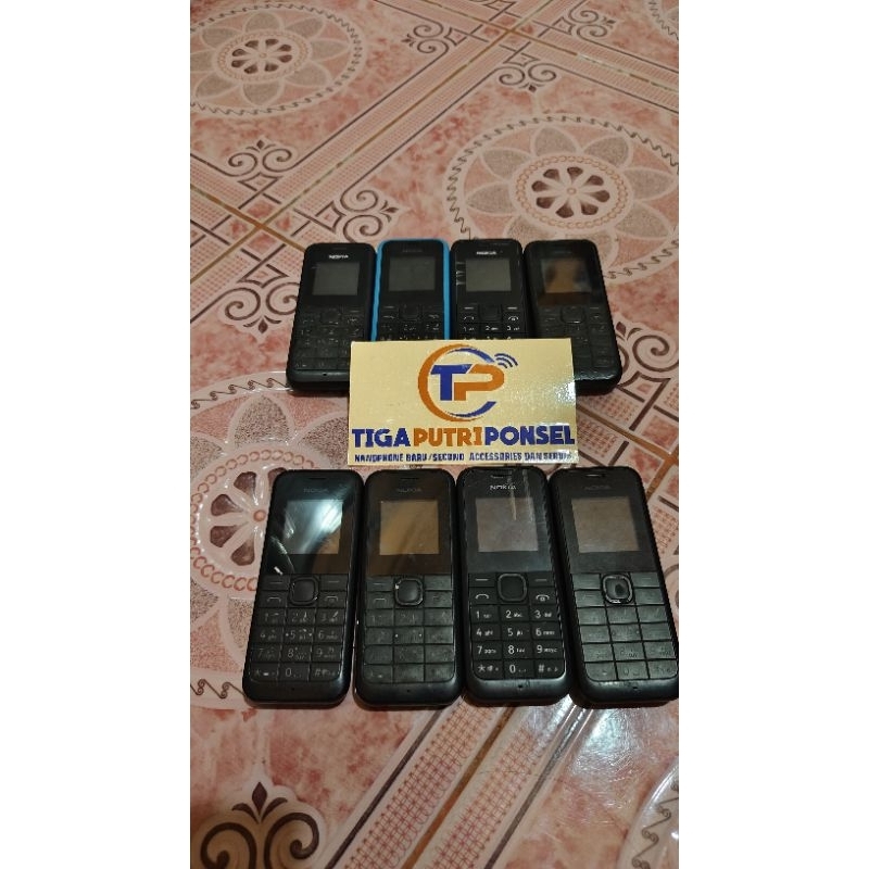 nokia 105 charger jarum kondisi normal siap pakai harian kelengkapan Hp baterai dan charger