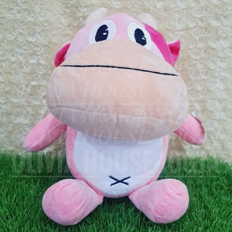 Boneka Sapi Duduk Boneka Sapi Pink Boneka Sapi Dada Putih