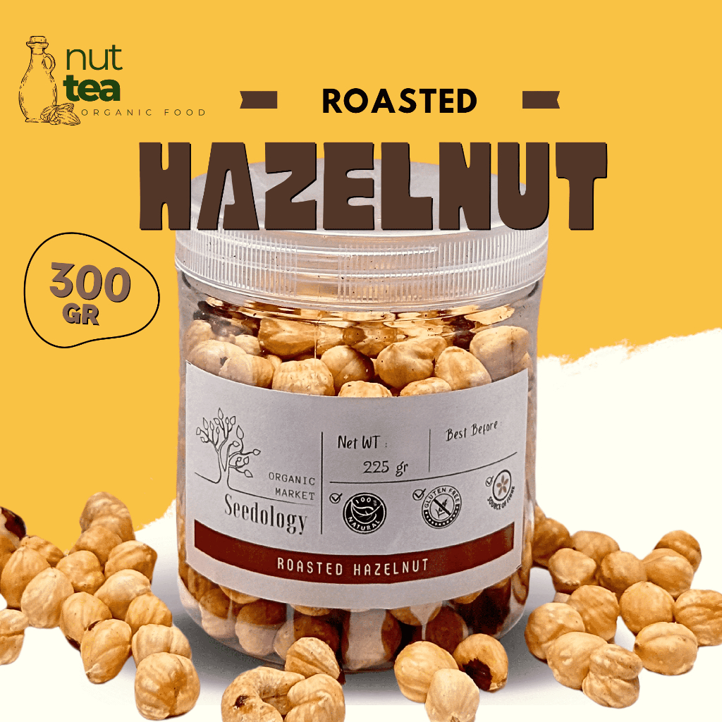 

Roasted Hazelnut (Toples) 300gr - Kacang Hazelnut Panggang
