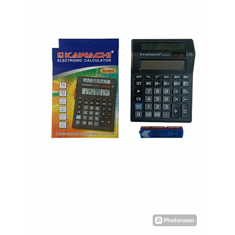 

calculator kawachi 2 layar 14 digit ...