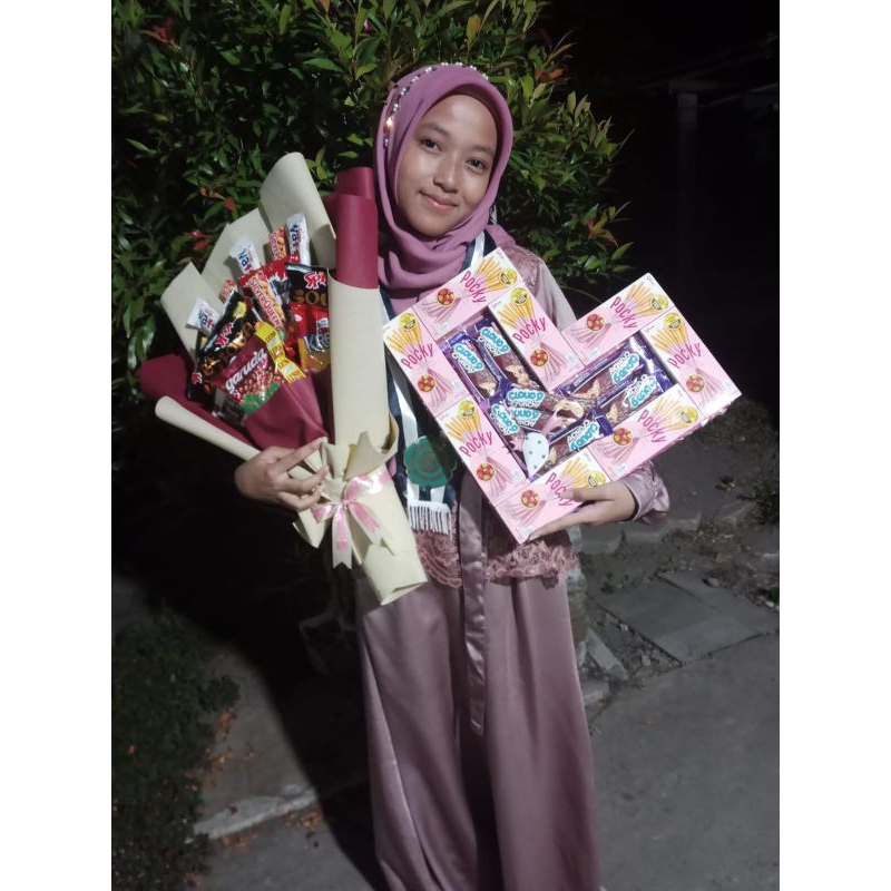 

buket pocky dan buket snack