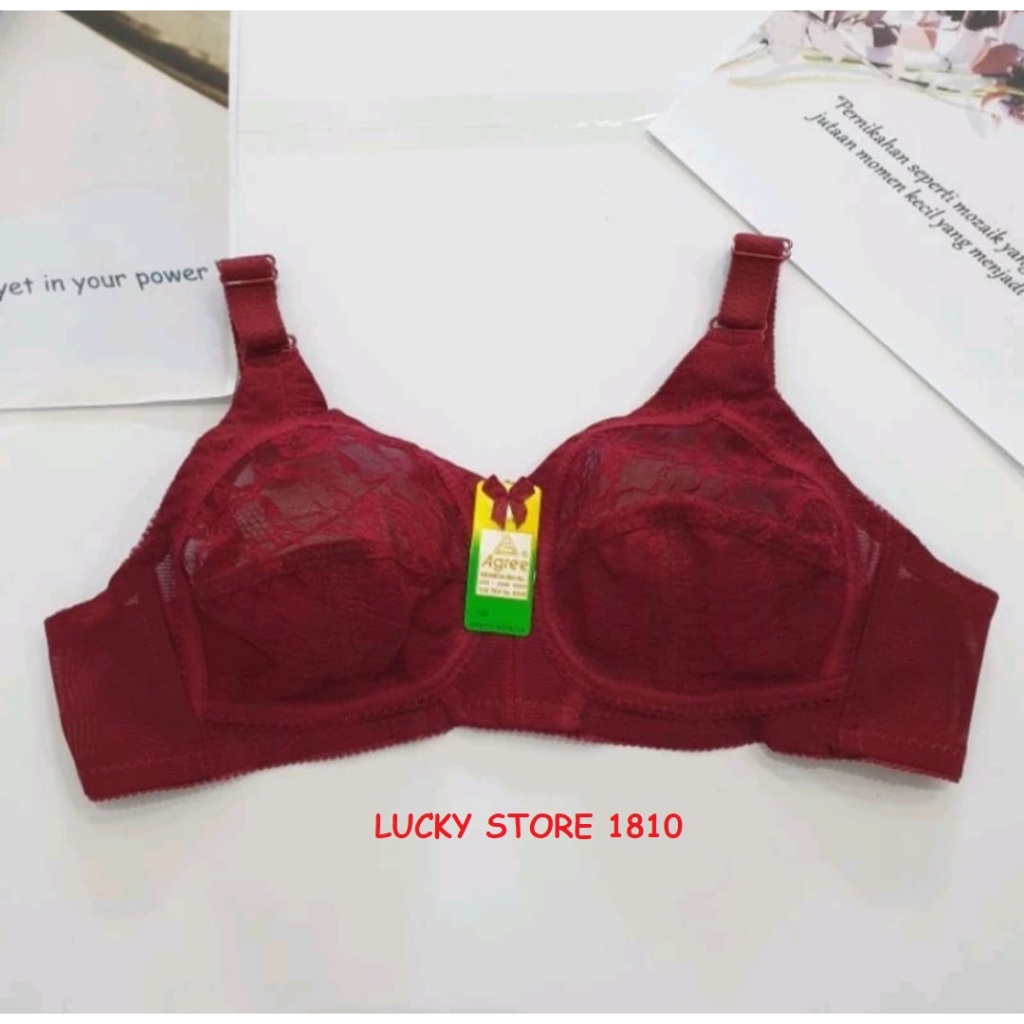 BH BRUKAT SISTER MERK AGREE 099 CUP BESAR / BRA AGREE MIRIP SISTER TRANSPARAN / BH TANPA KAWAT