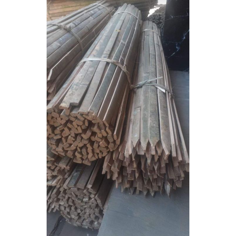 bilah bambu bambu pagar bambu ajir tanaman