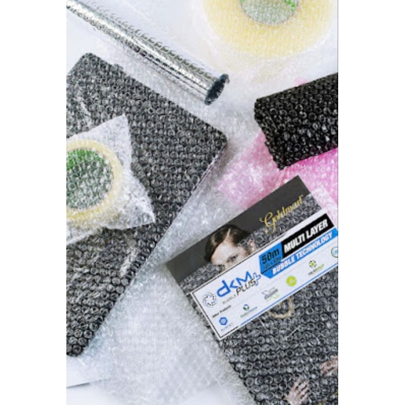 

IK6 PLASTIK BUBBLE WRAP 40X50 DKM+ BENING EKONOMIS BUBLEWRAP PUTIH HITAM RUSFET SUPER TEBAL 40CM X