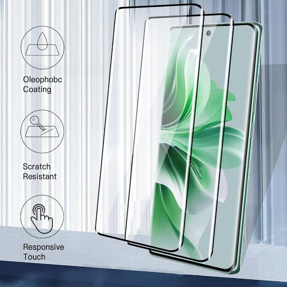 Tempered Full COVER - CLEAR Vivo V29E V27E V25 V25E V23 V23E V21 V20 SE V19 V17 PRO V15 V15Pro V11 V