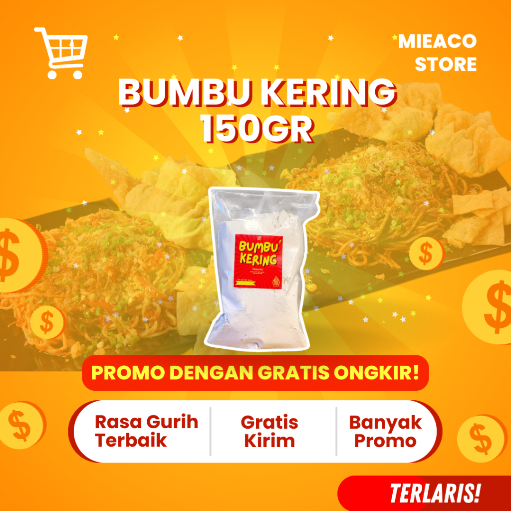 

BAHAN BAKU BUMBU KERING MIE 150GR UNTUK RUMAHAN SIMPEL