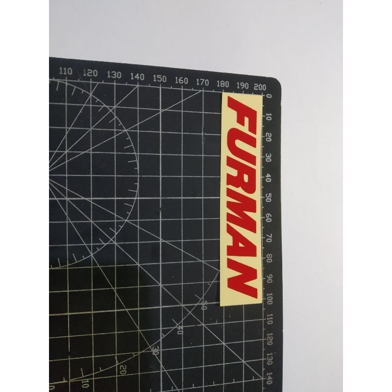 

cutting stiker furman